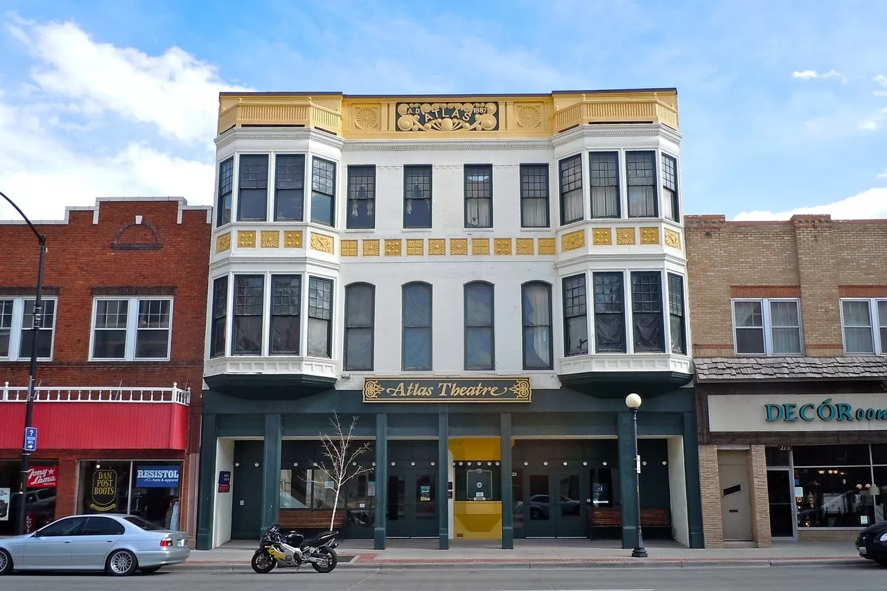 Het Atlas Theatre in Cheyenne, Wyoming