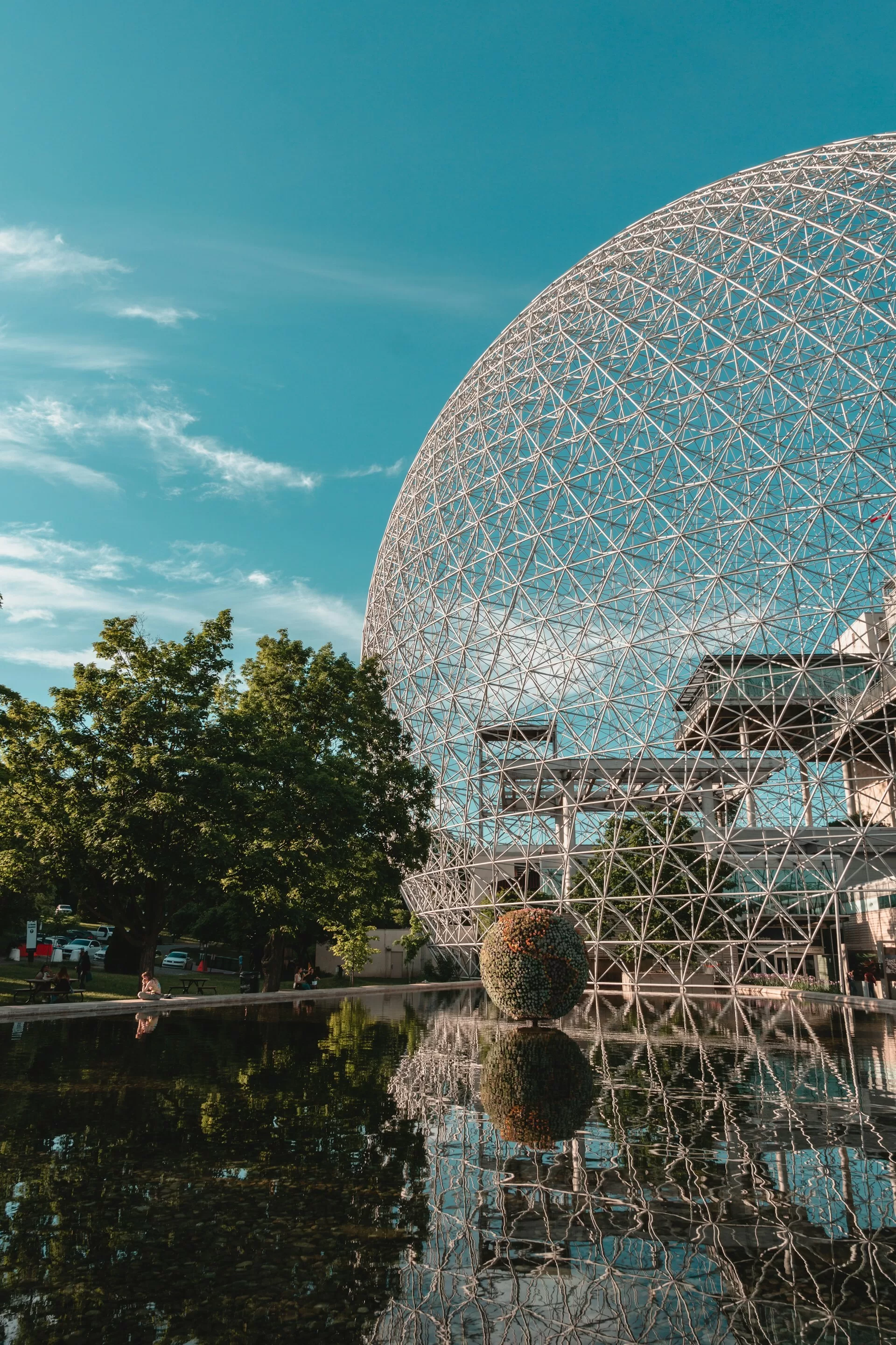The Biosphere, een museum gewijd aan het Milieu, in Montreal Oost Canada