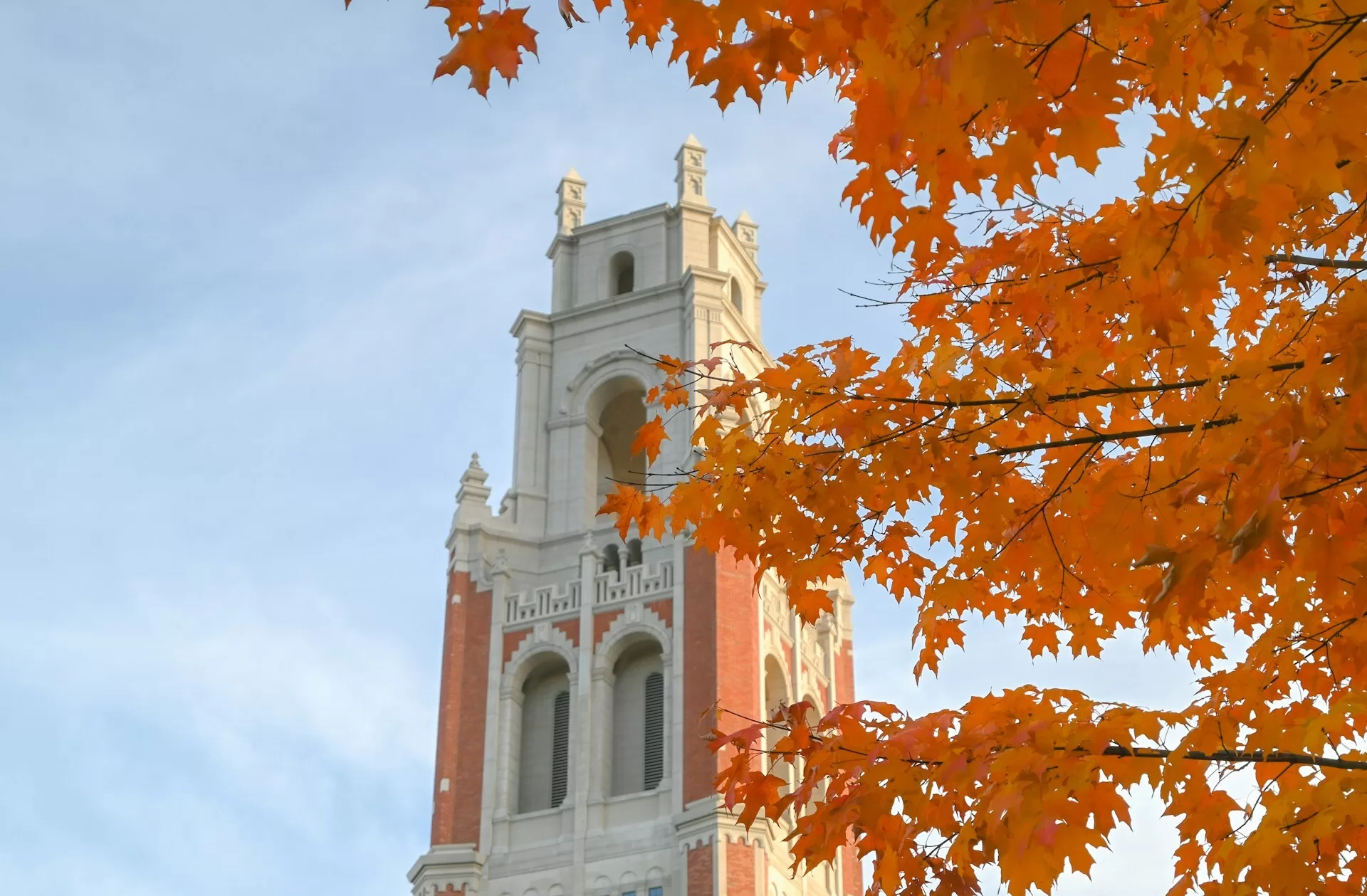 Een toren in het centrum van New Haven, Connecticut