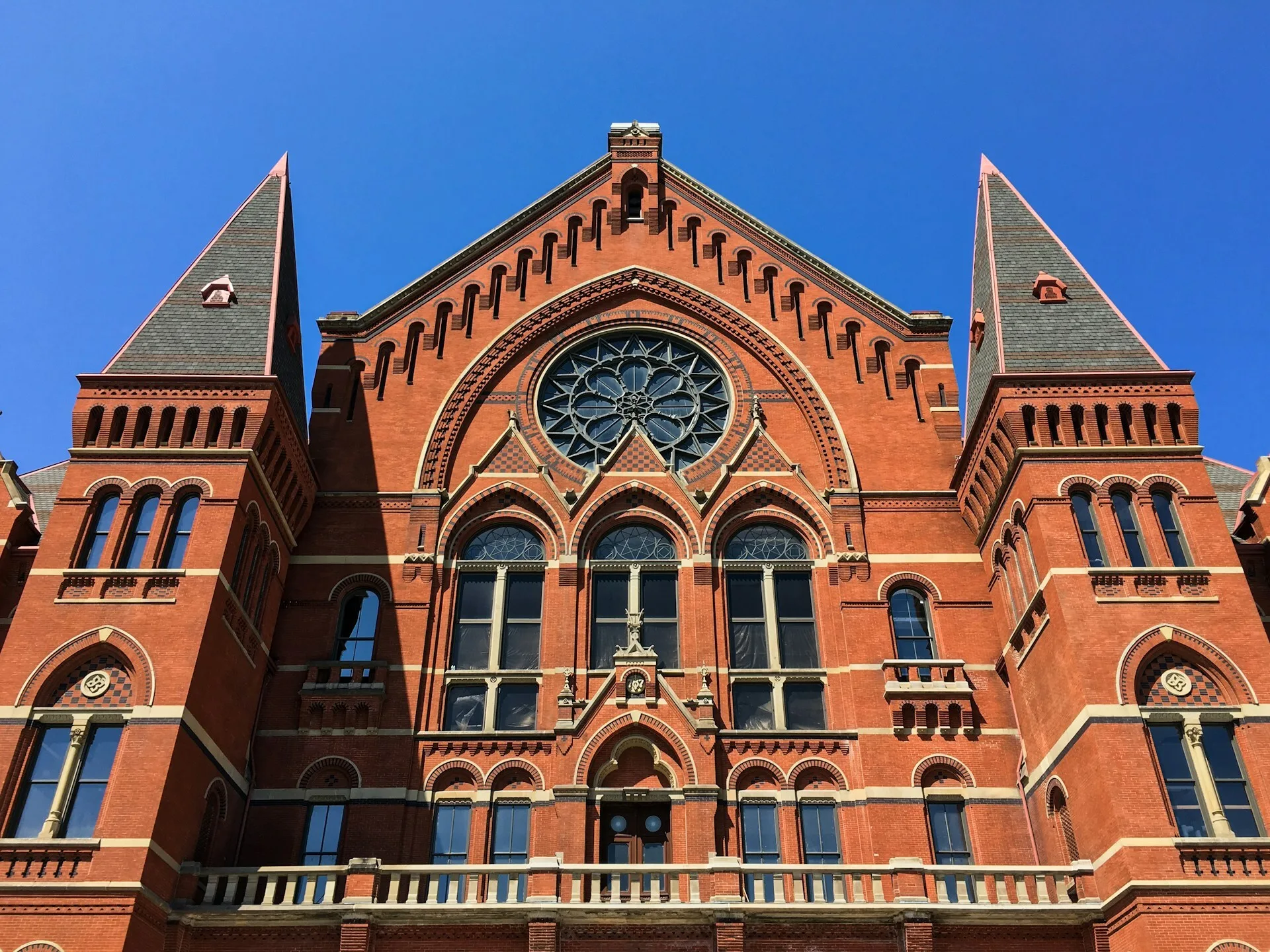 En historisch gebouw in Cincinnati, Ohio