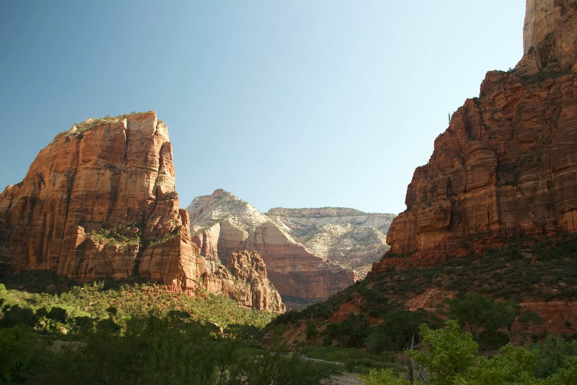 Rotsformaties in Zion National Park in Utah