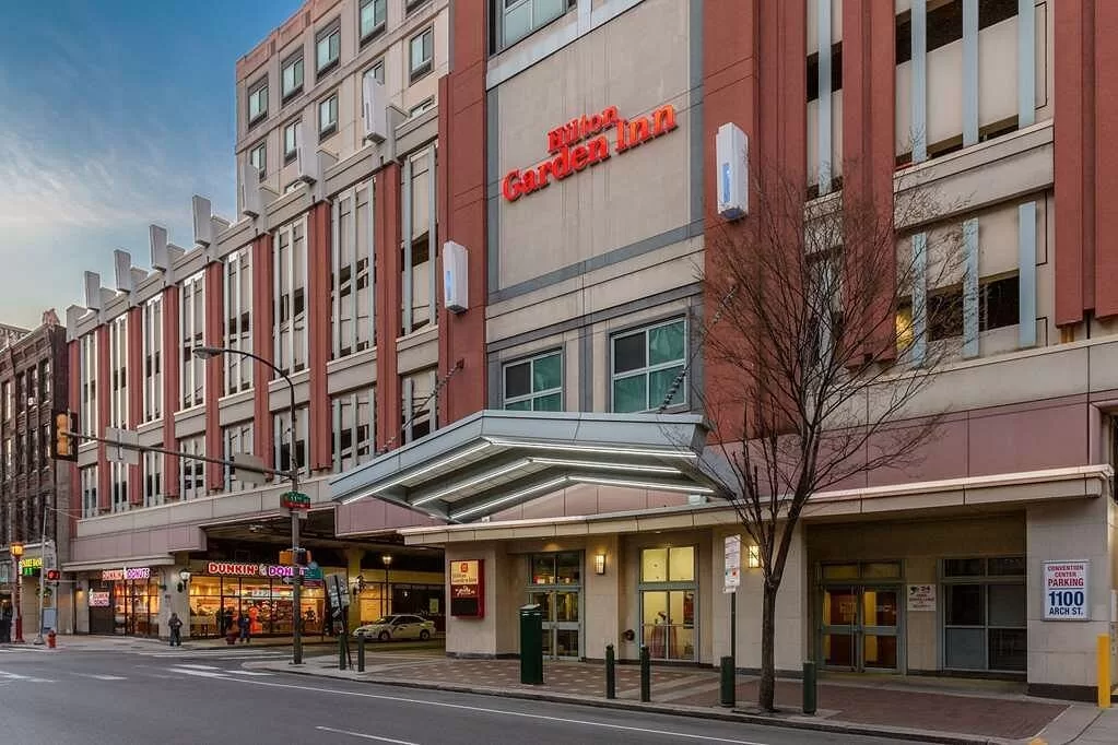 Exterior van het Hotel Hilton Garden Inn Center City Philadelhia