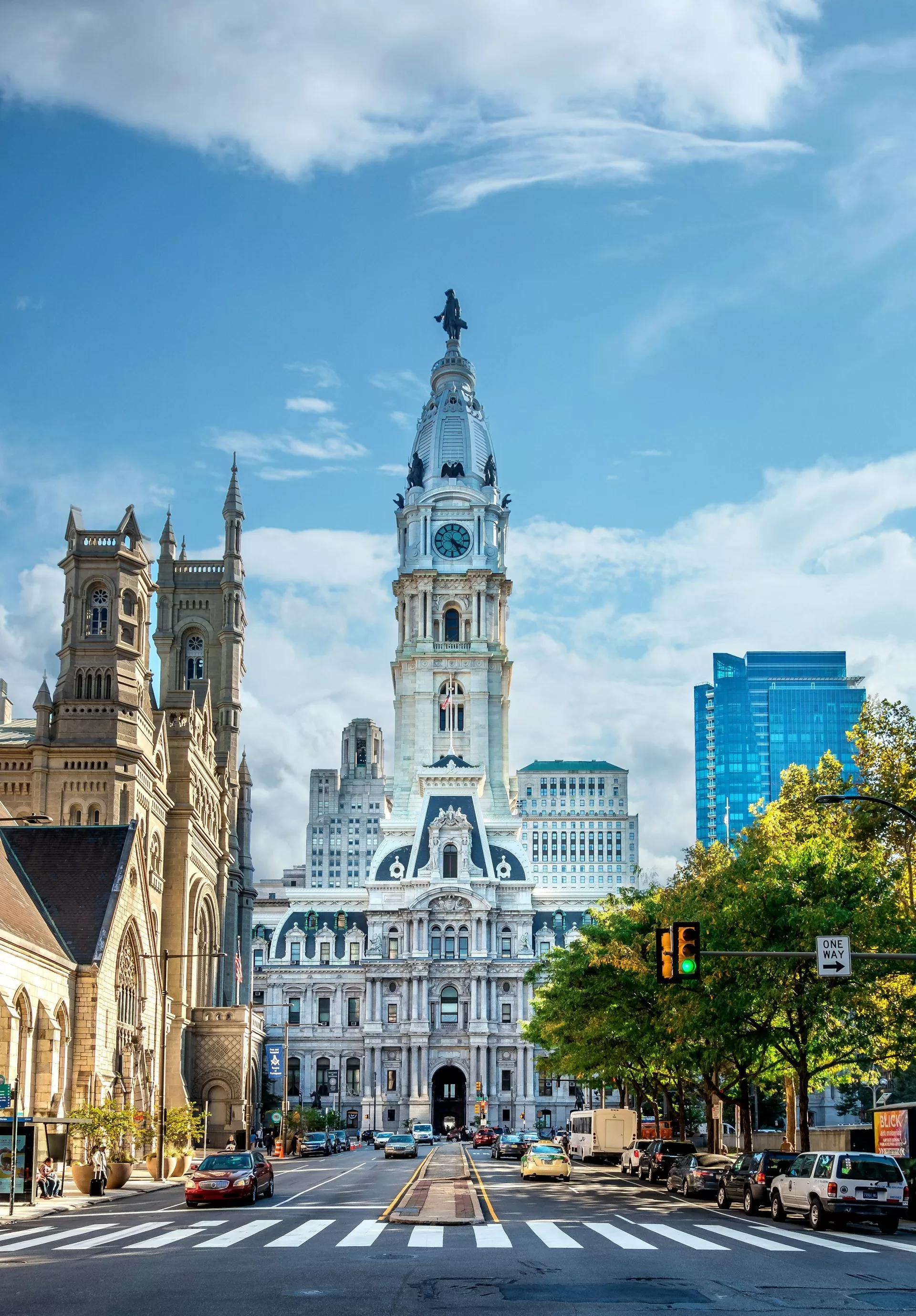 De Philadelphia City Hall in Pennsylvania USA