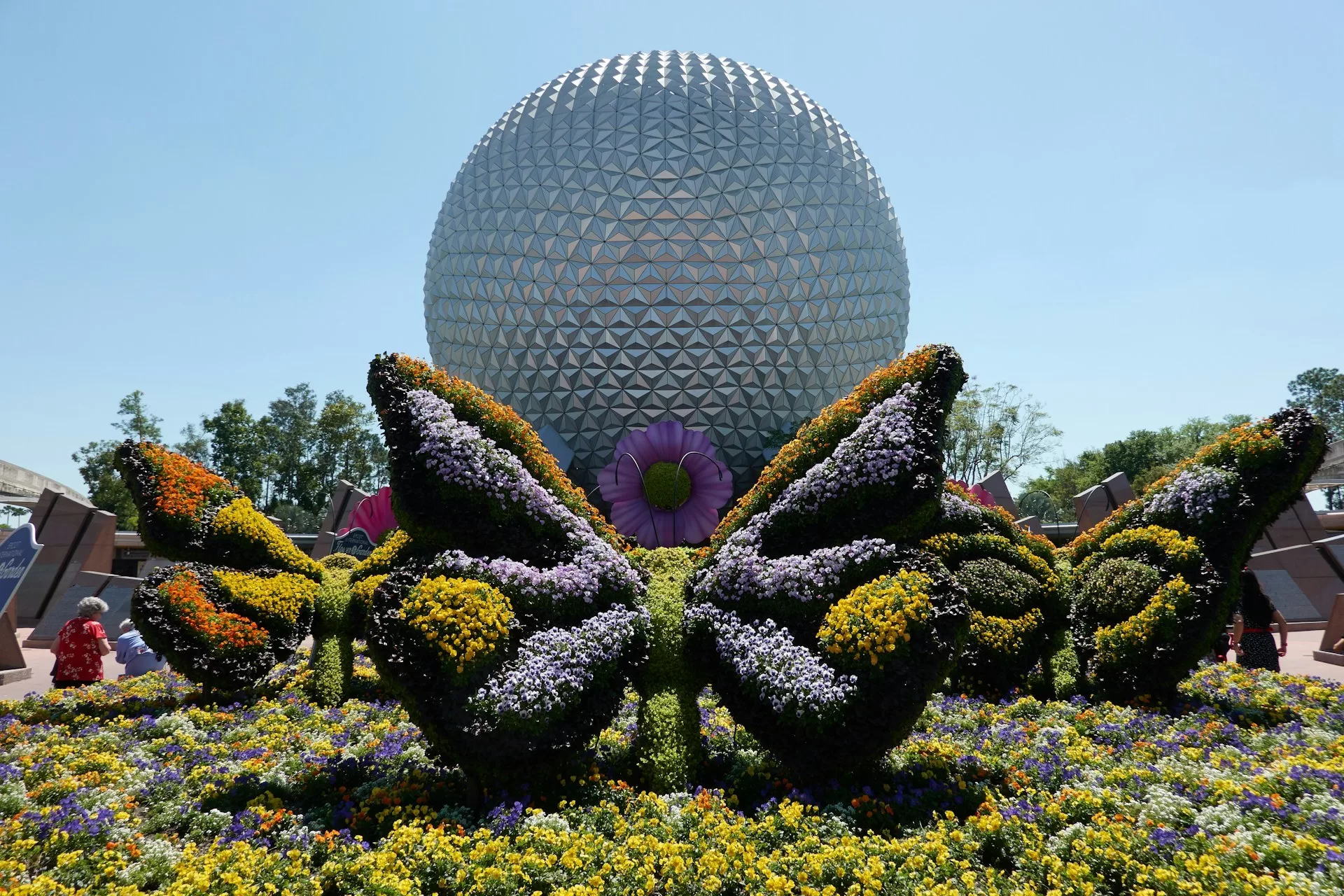 EPCOT bol in Walt Disney World Florida op een zonnige dag