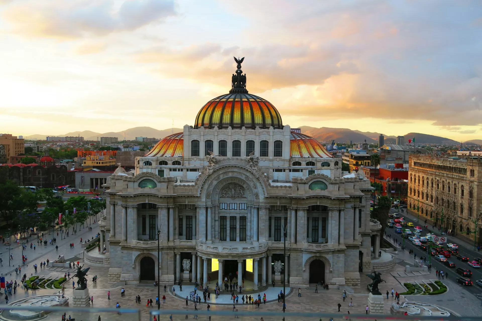 Palacio de Bellas Artes in Mexico-Stad