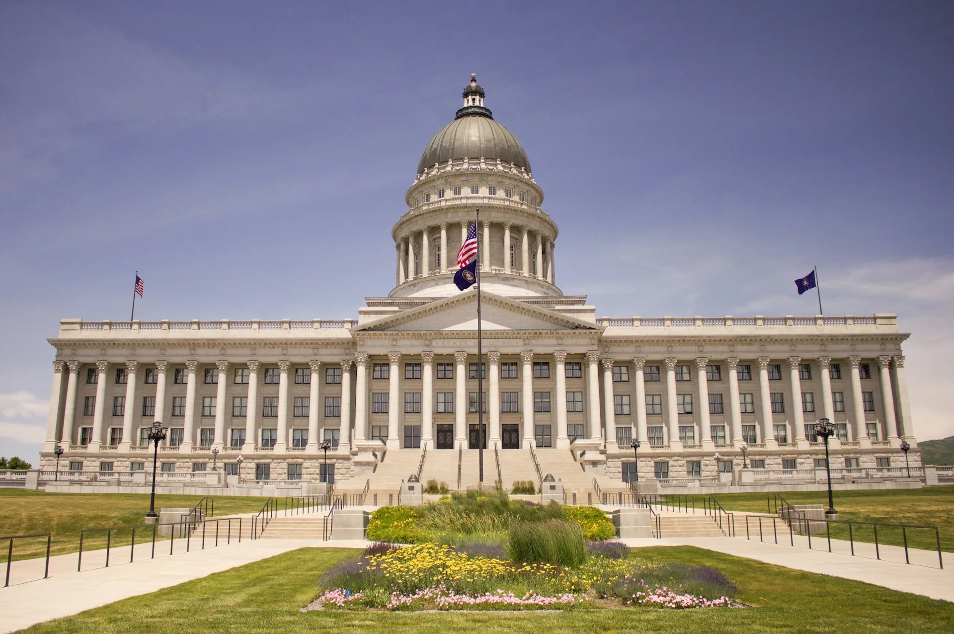 Het Utah State Capitol Building in Salt Lake City