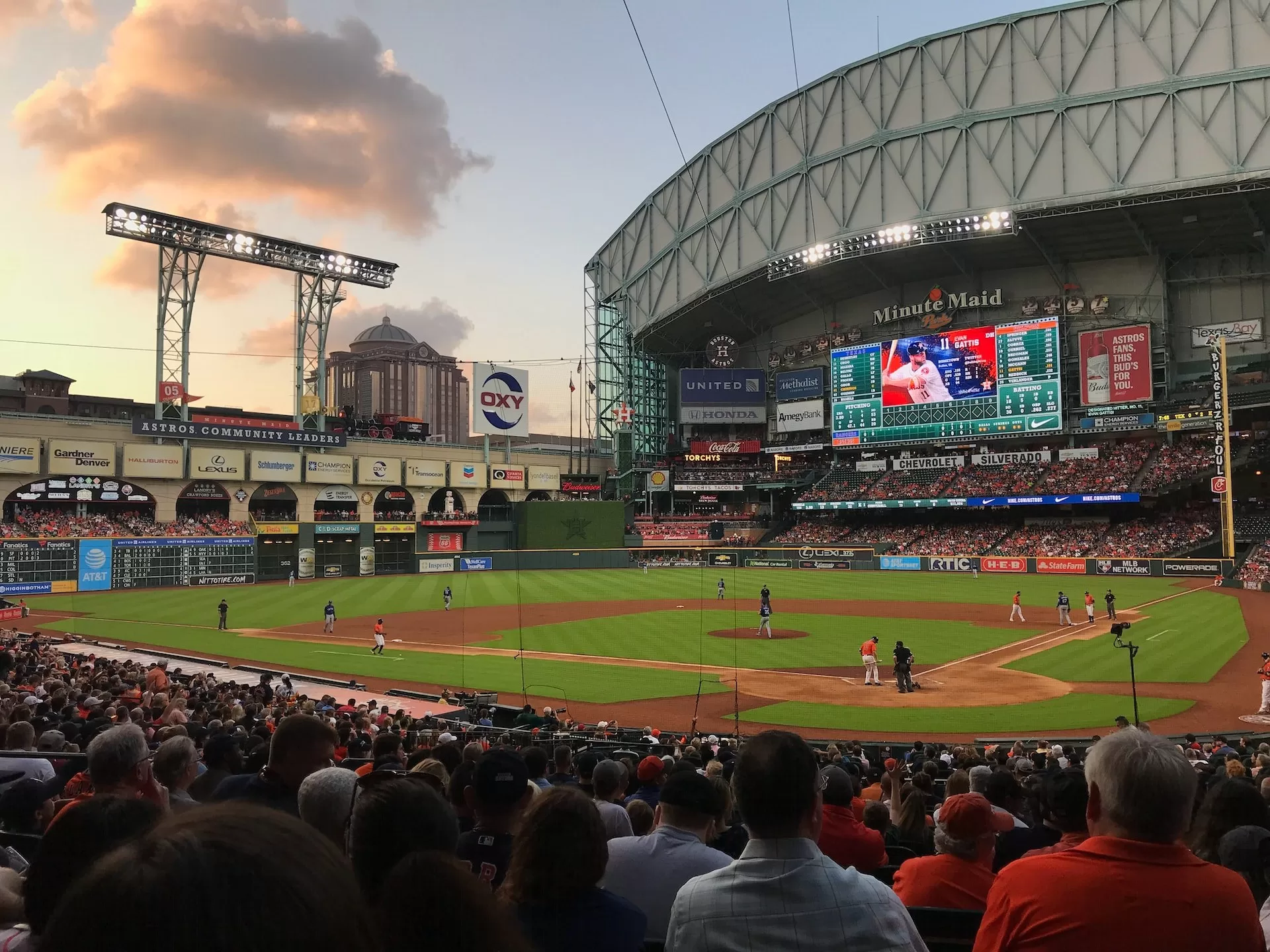 Minute Maid Park honkbalstadion in Houston, Texas