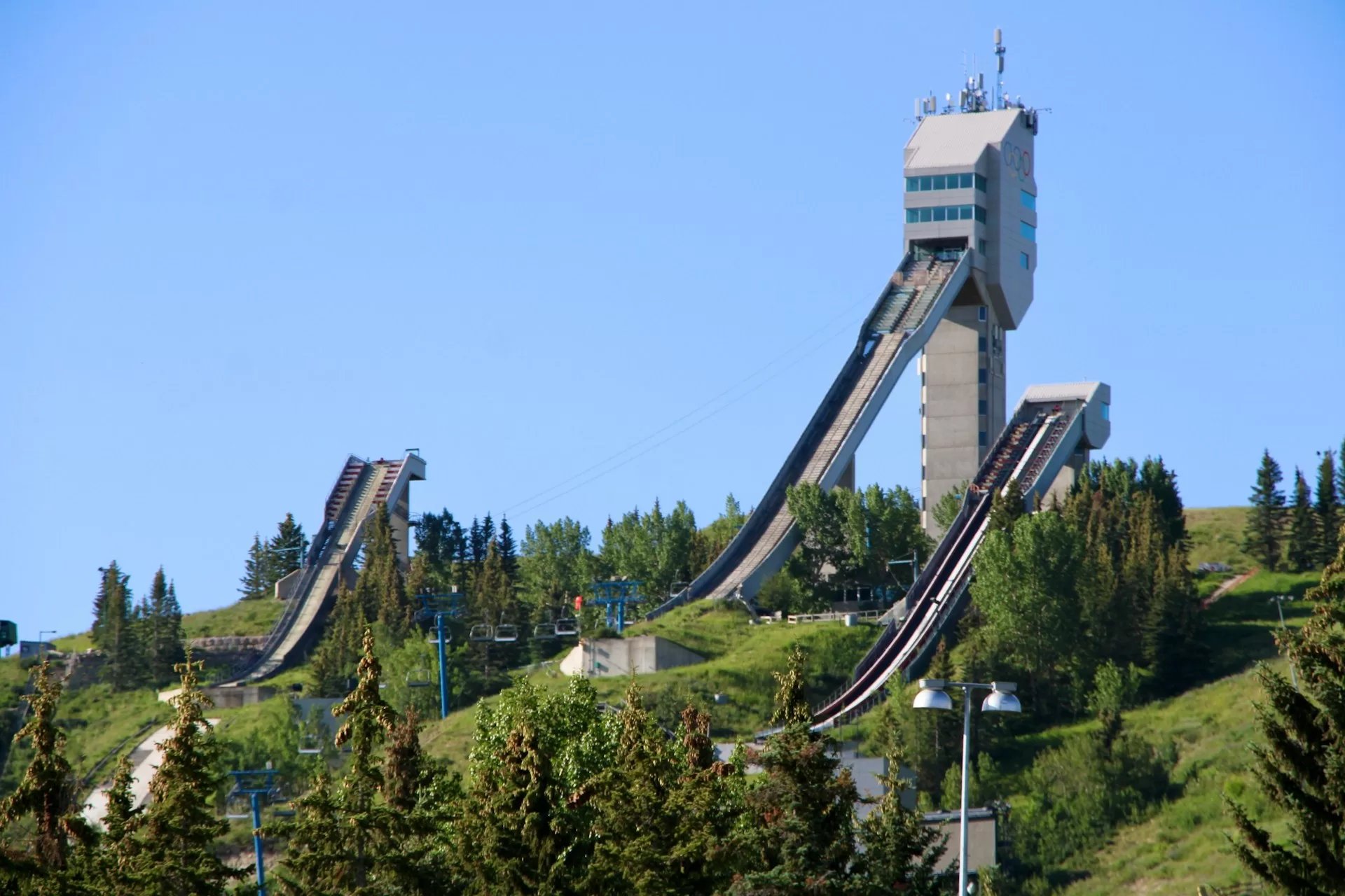 Pendelbanen in Olympic Park in Calgary