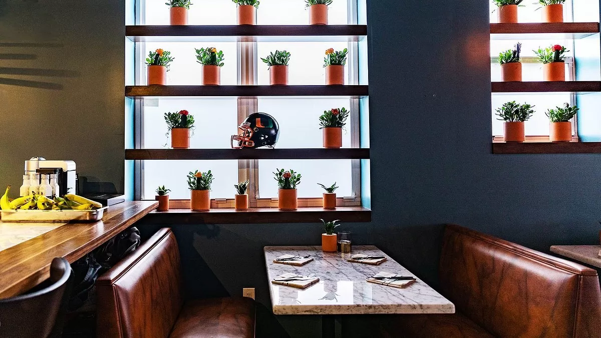 Restaurant in het Hotel Casa Boutique Miami