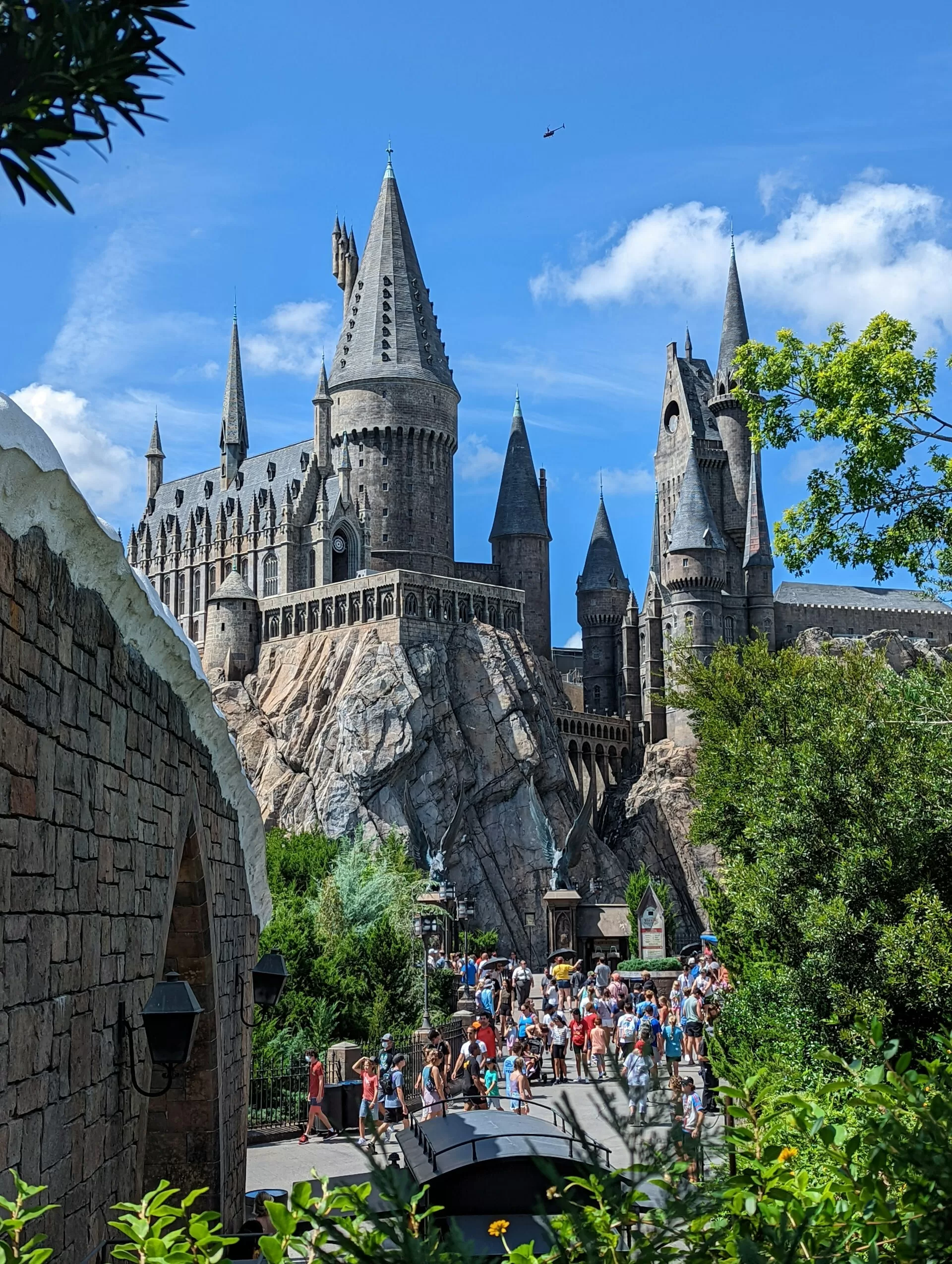 Harry Potter kasteel in Universal Studio's in Orlando