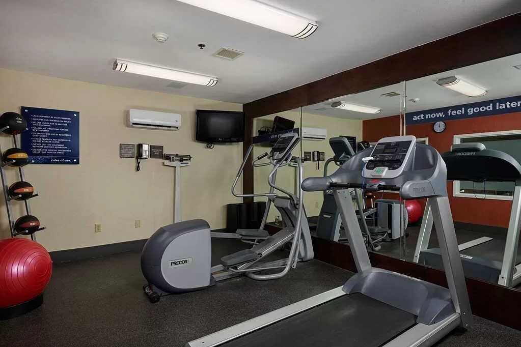 Fitnessruimte in het Hotel Hampton Inn Alamogordo
