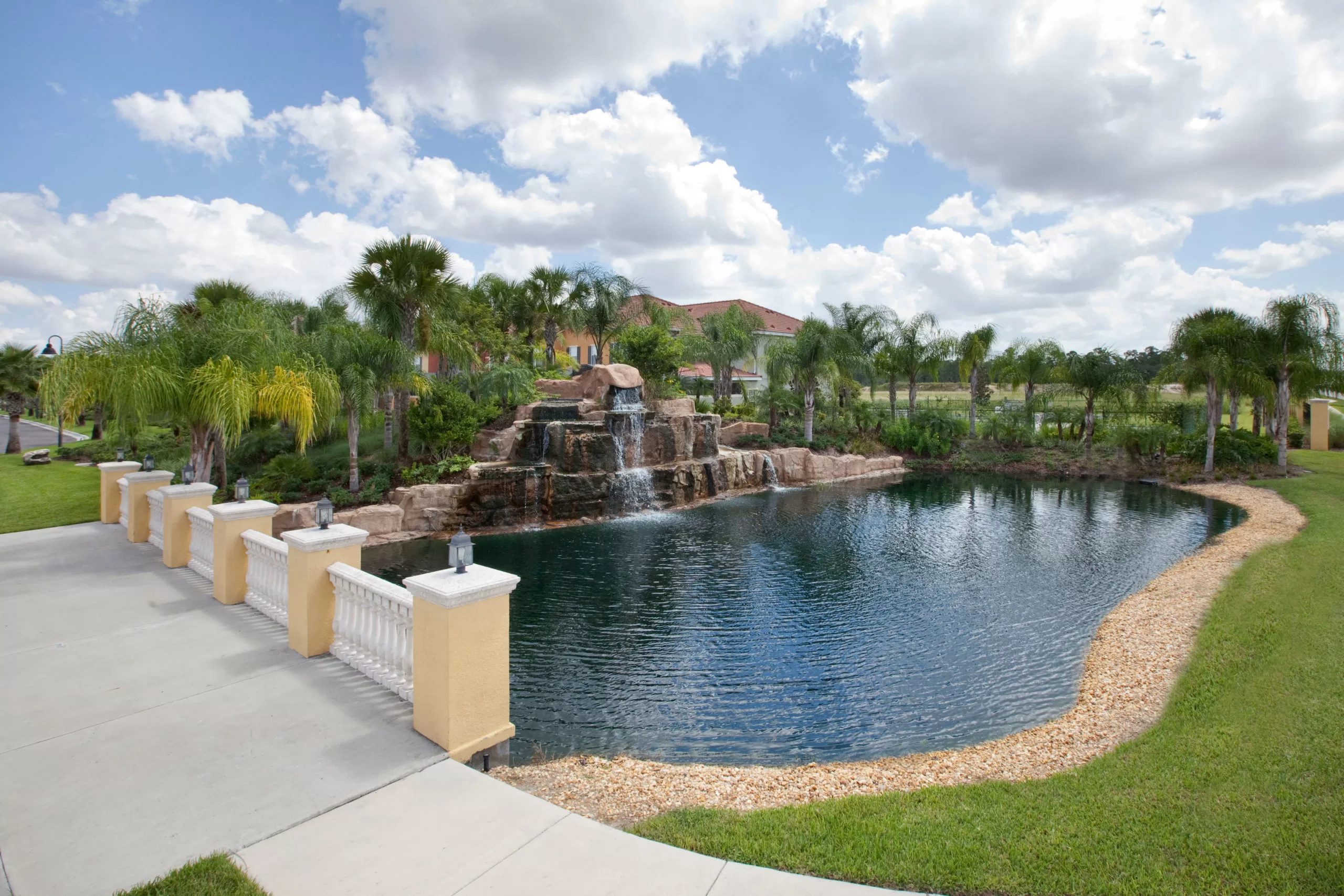 Waterpartij op het Paradise Palms Resort in Orlando Florida